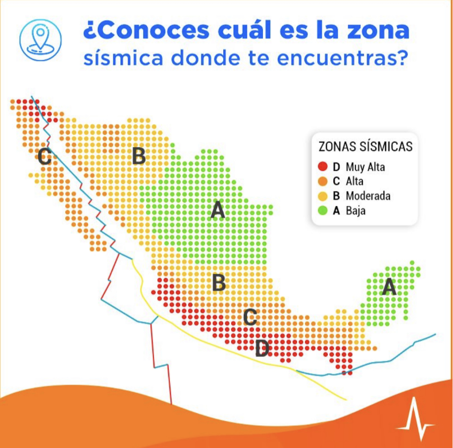Imagen Los niveles de peligro mostrados en el mapa van de la zona A a
