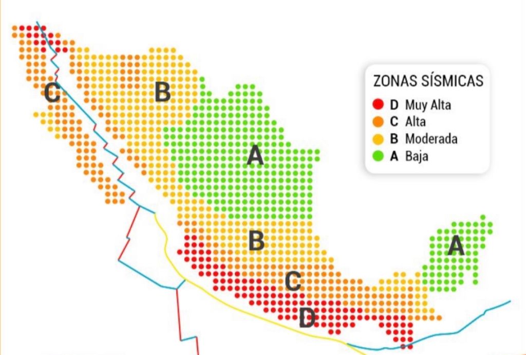Mapa De Zonas Ssmicas De Mxico Mapa De Mxico Mapa De Mexico 768x420
